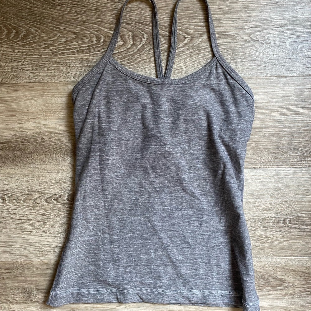 Gray lululemon tank